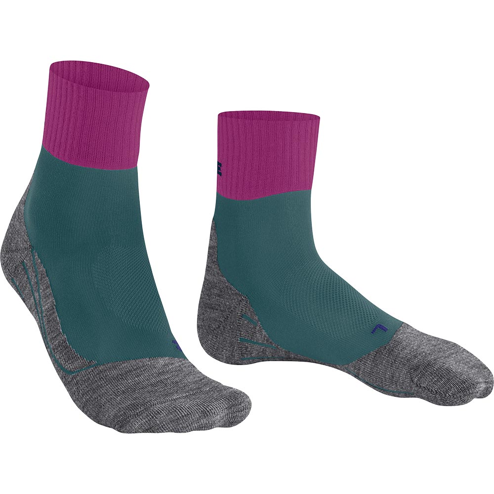 Falke TK2 Explore Cool Short Socken Damen peacock