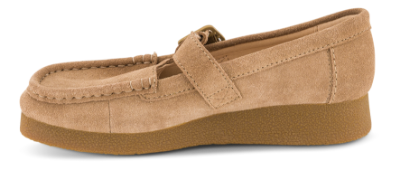 Clarks Wallabee T-Bar Sko Dark Sand CL26183152
