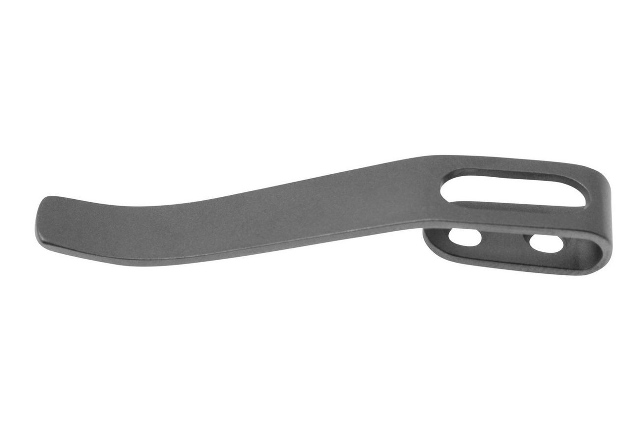 Flytanium Arcade Pocketclip FLY-1359S Titanium Deep Carry Pocket Clip Stonewashed