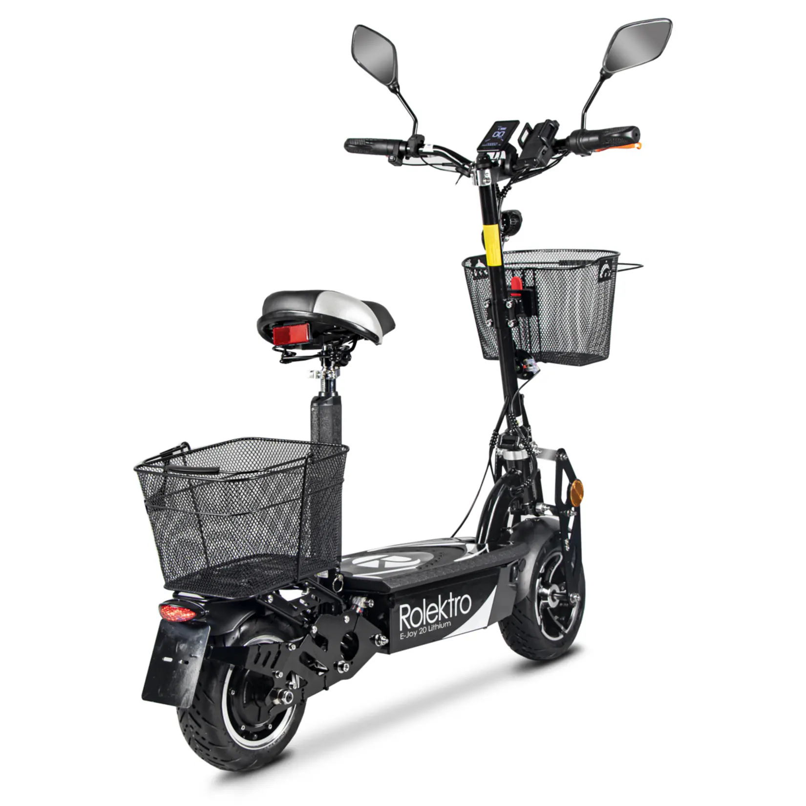 Rolektro, E-Joy Elektro-Scooter 20 Lithium, Schwarz, 36V-20AH Akku, 500 Watt