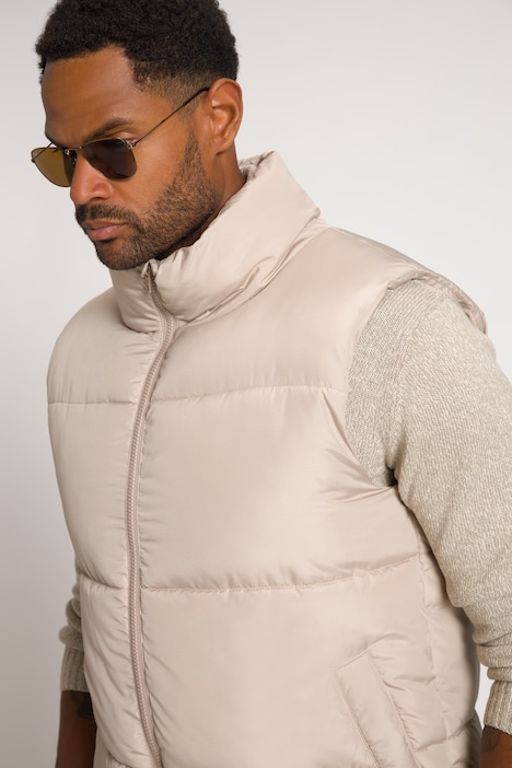 STHUGE Steppweste, DaunenTouch Wattierung, Stehkragen, Zipper, bis 8 XL