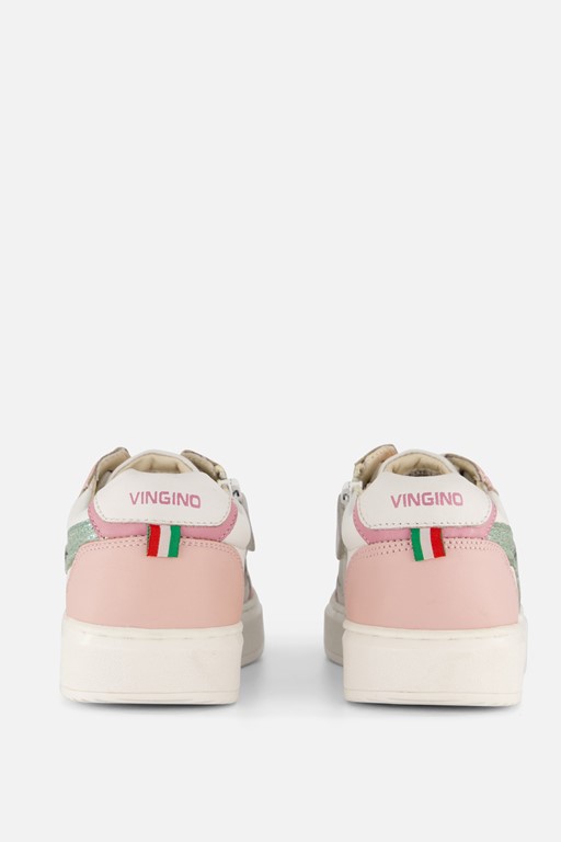 Vingino Court Lifestyle Sneakers wit Leer