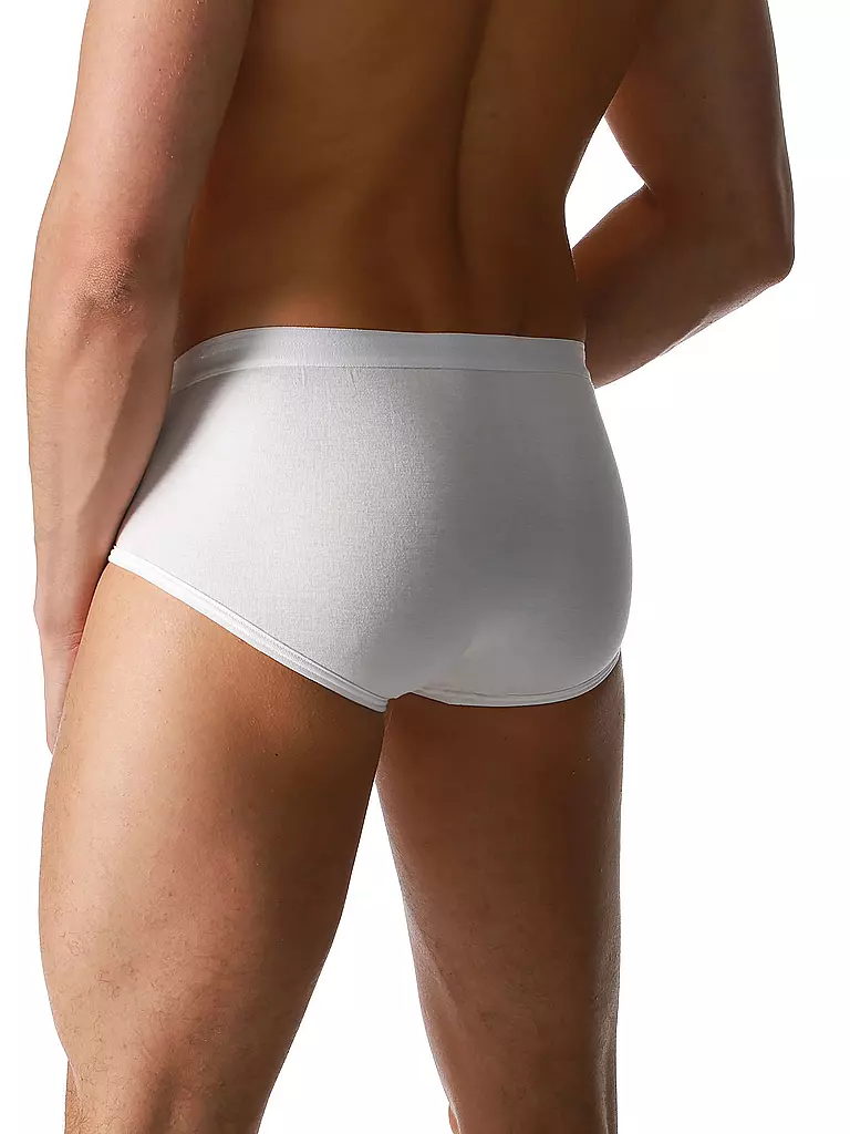 MEY Slip mit Eingriff weiss weiss