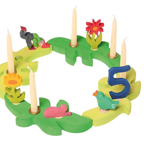 Grimm's decoratie figuur- zingende vogel 03533