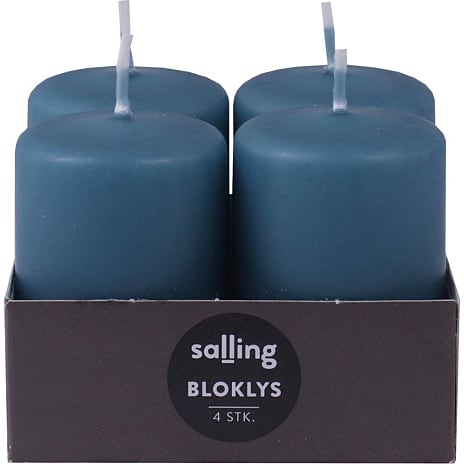 Salling bloklys 4x6 cm 4-pak - petrol