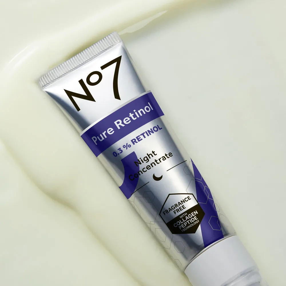 No7 Pure Retinol 0.3 Night Concentrate - 30 ml.