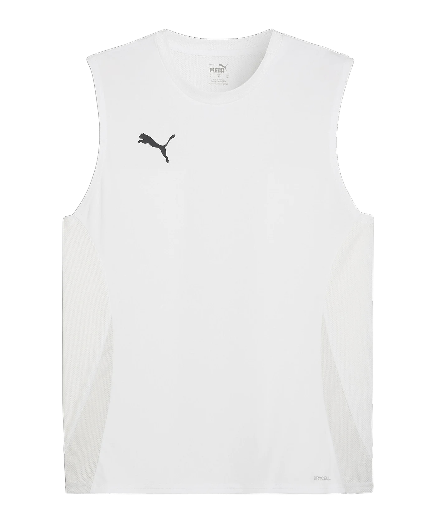 PUMA teamGOAL Tanktop Weiss Schwarz F04
