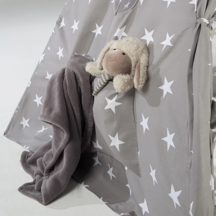 roba Indianerzelt Little Stars, grau