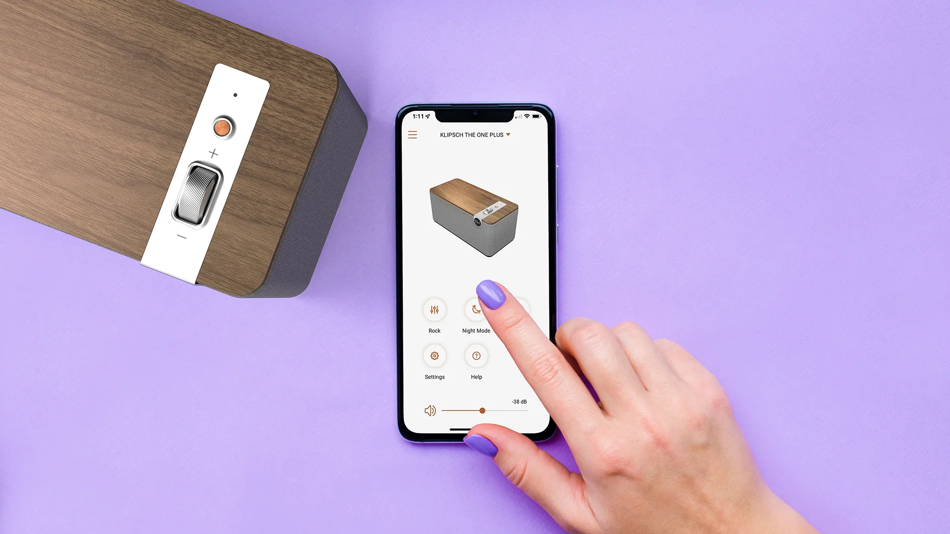 Klipsch The One  Noyer Enceintes connectées