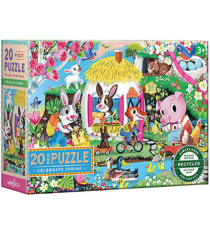 Eeboo Puslespil - 20 Brikker - 28x38 cm - For?r