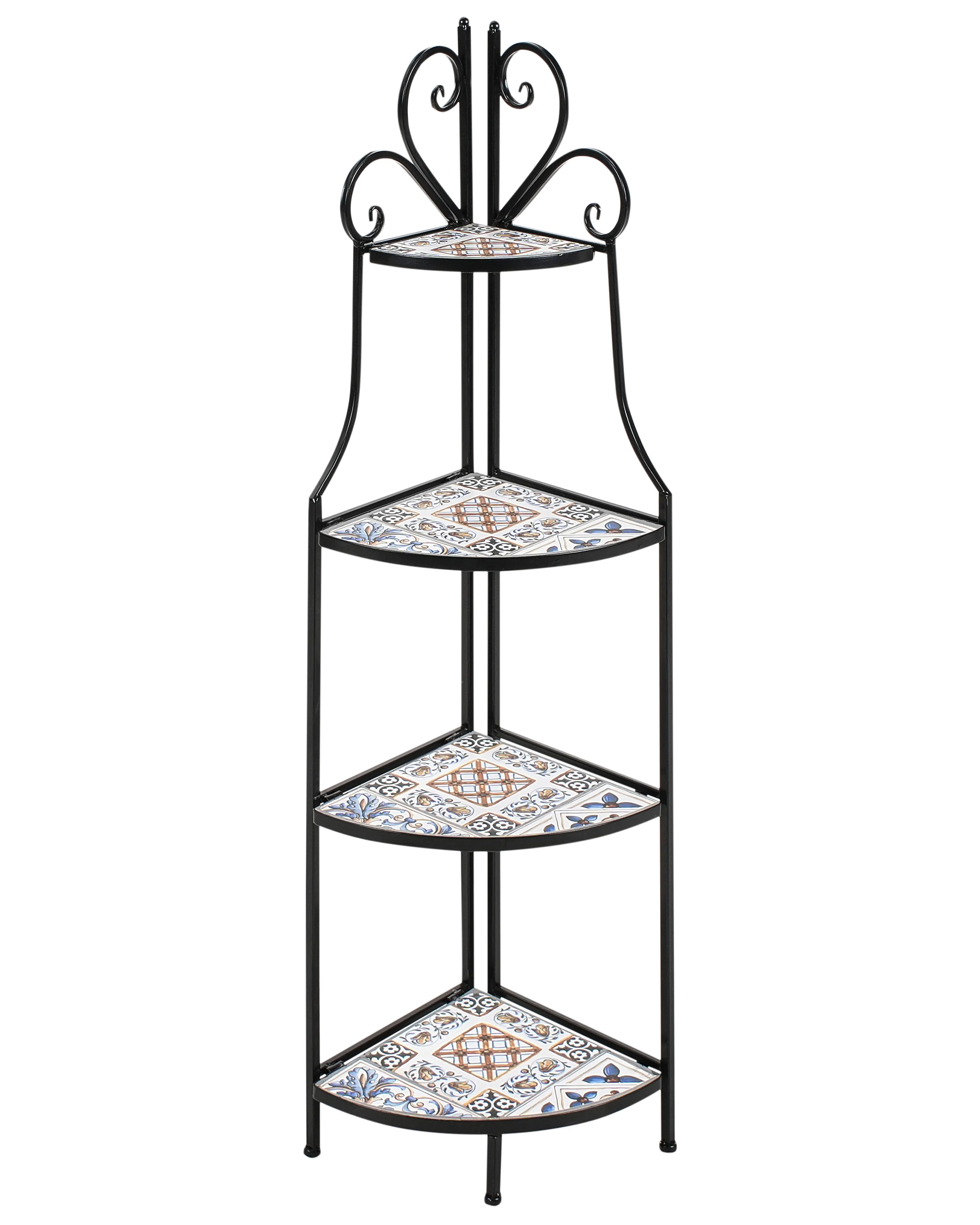 Rek FAVARA Metaal 43 cm 32 cm Zwart