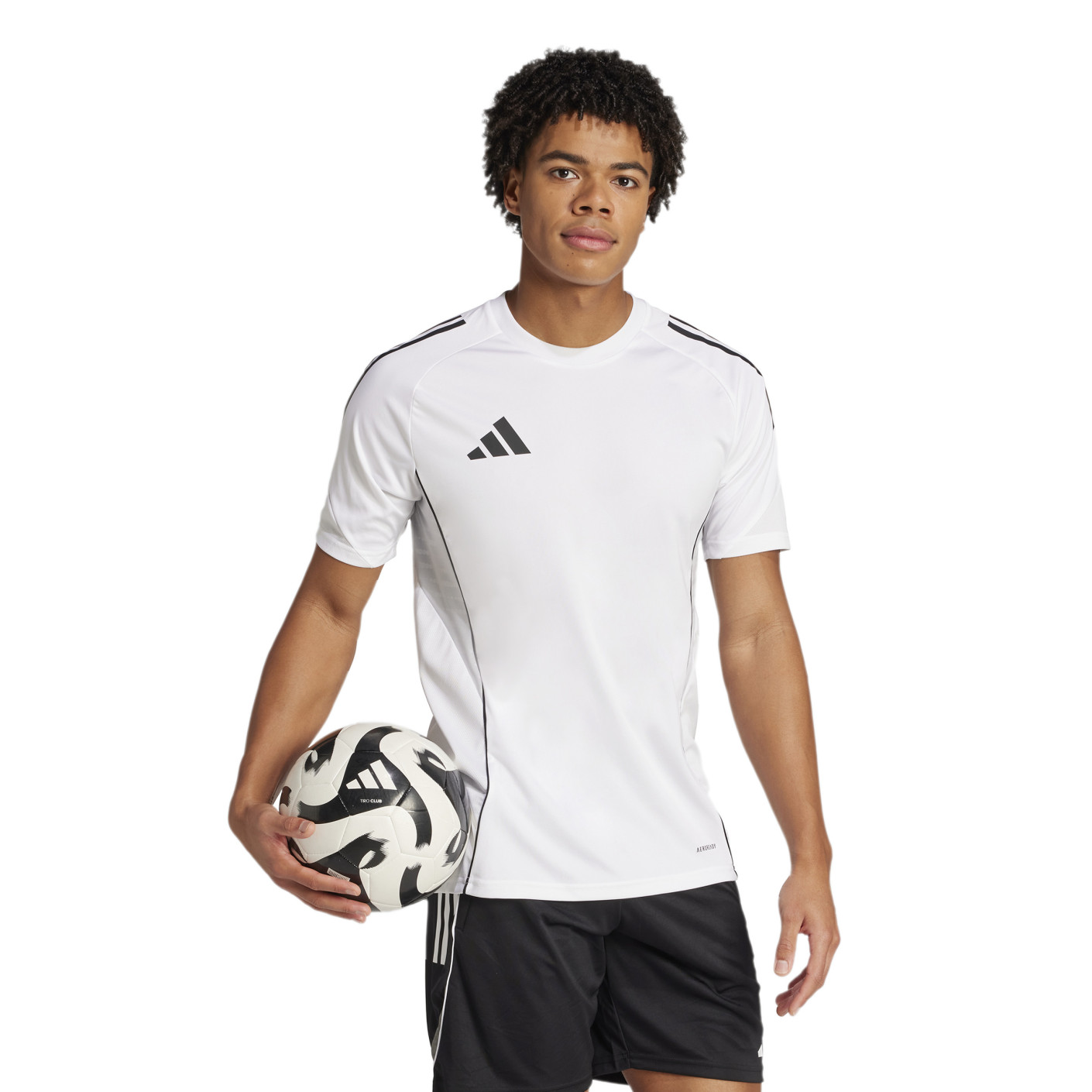Adidas Tiro 25 Competition Trainingsshirt Wit Zwart