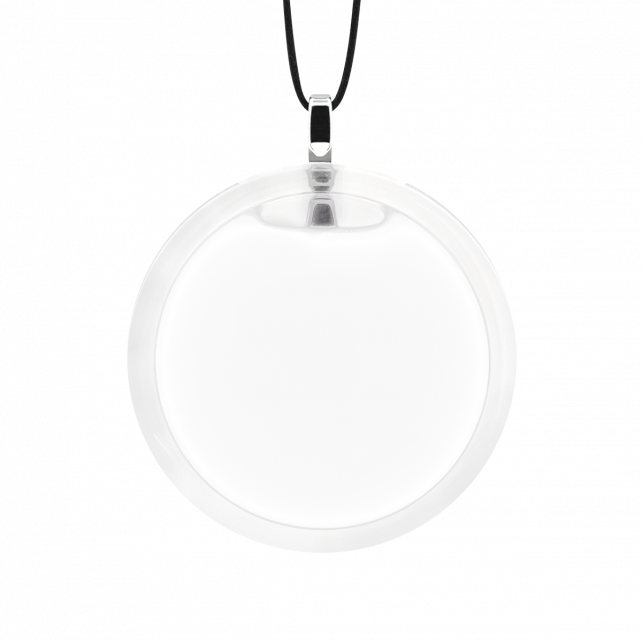 Pendentif en verre soufflé - Cachou Medium Milk