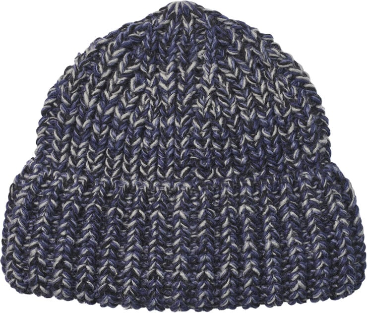 UPFRONT MATTER Beanie Blue melange