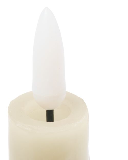 bougie torsadée LED avec cire Ø2.3x28.3 vert clair