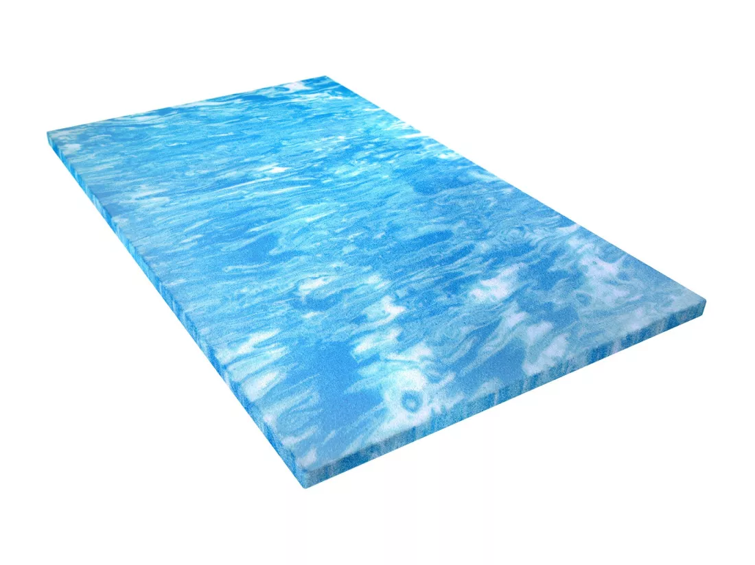 Surmatelas en Gel 120x190 – Confort, Réduction des Pressions & Housse Microfibre
