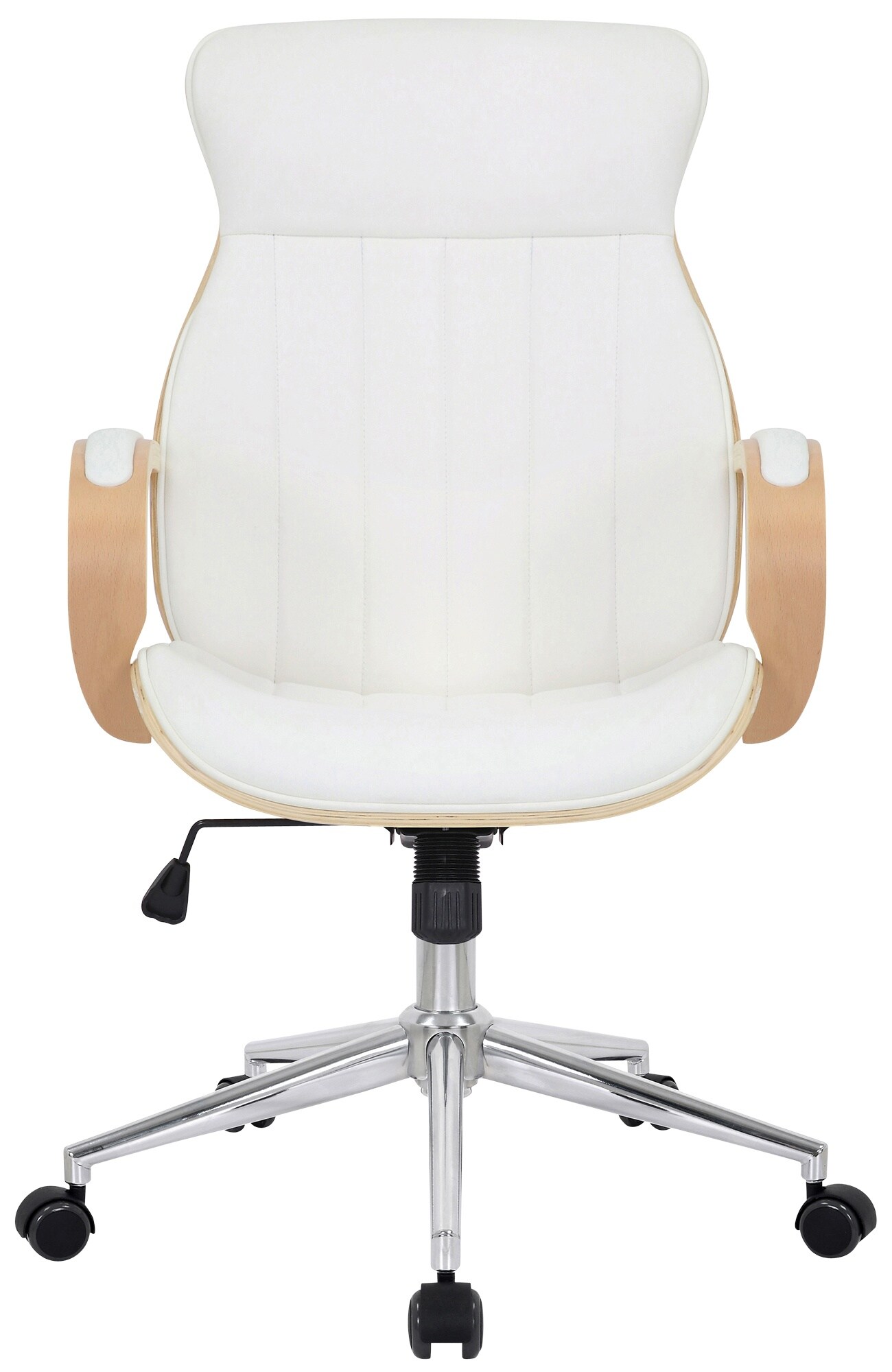 CLP Bürostuhl Melilla Kunstleder I Ergonomischer Stuhl I Komfortables Sitzen I 360 Drehfunktion, Wippfunktion I Für Arbeit Und Home-Office