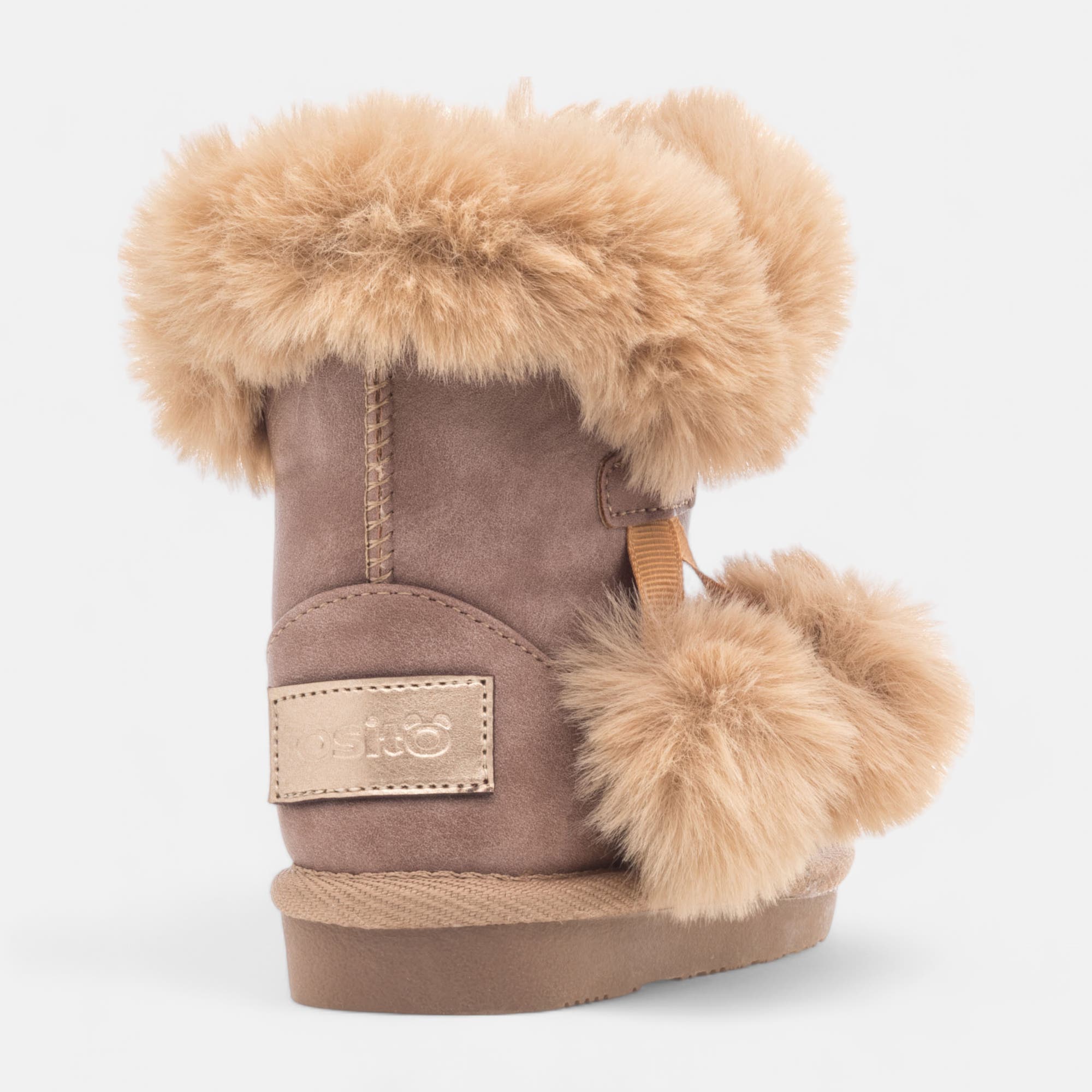Bottines Fille cognac