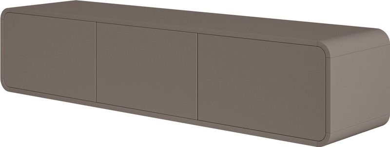 Lolo - Tv-meubel - Taupe - Zwevend - 154 cm breed - 40 cm diep - 32.5 cm hoog