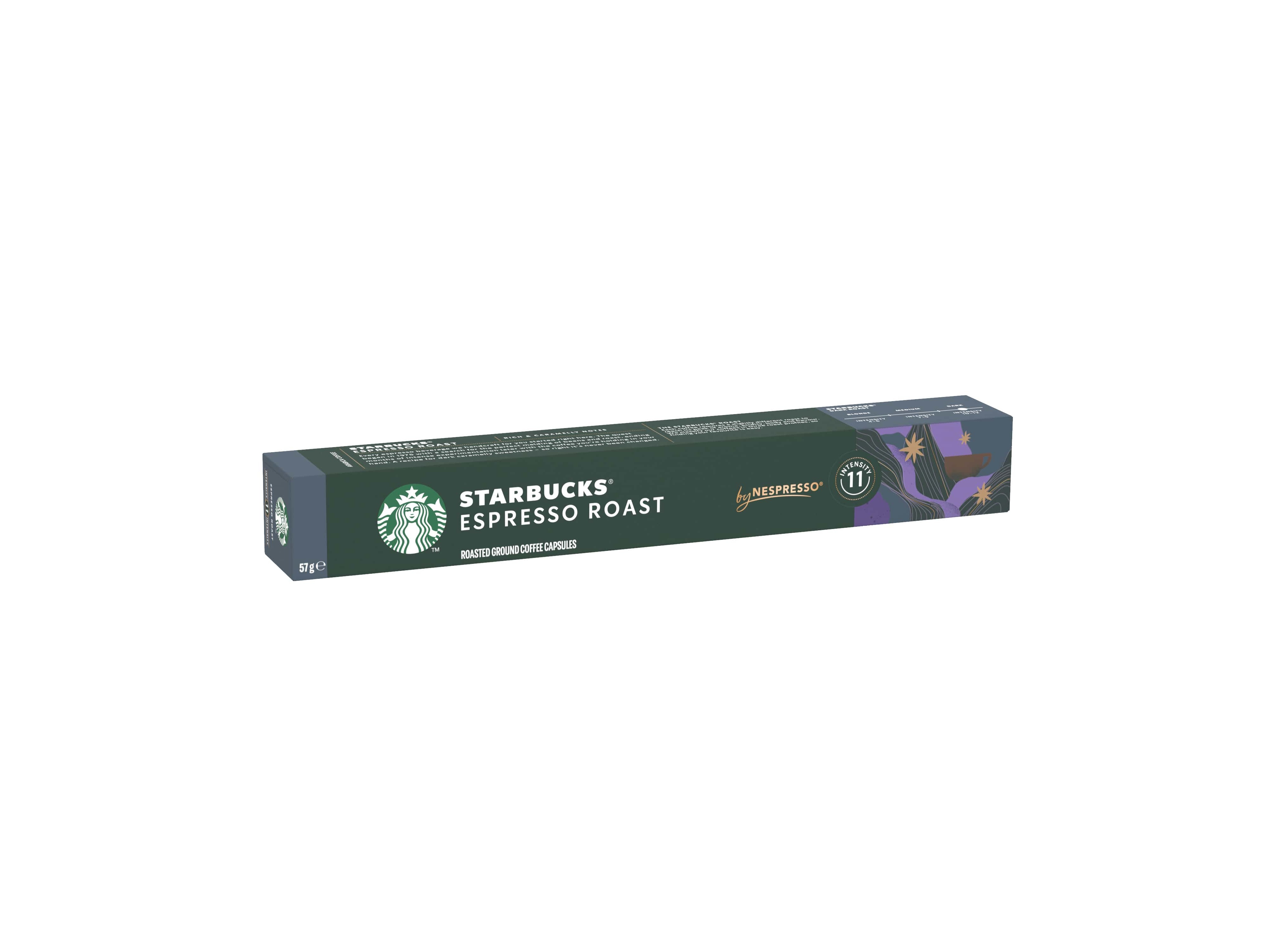 CÁPSULAS STARBUCKS COMPATÍVEL NESPRESSO CAFÉ DARK ROAST 10UN