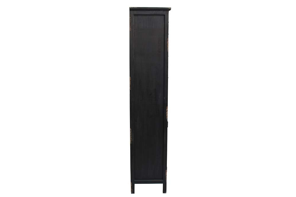 Industrial Schubladenschrank SECRETS 150cm braun schwarz Metall Pinienholz Vintage