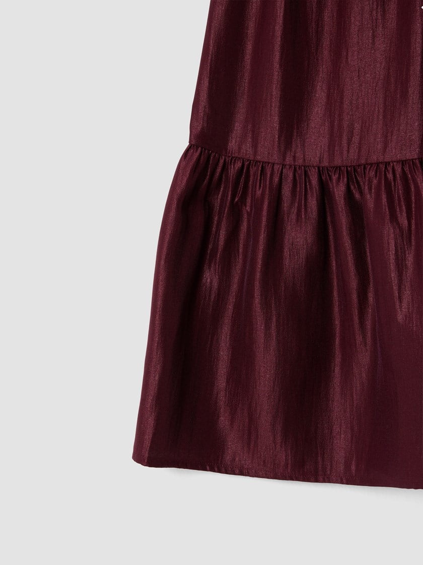 Charlene kjole Burgundy