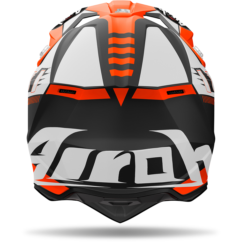 Airoh - Casque Wraaap Feel Orange / Blanc / Noir / Mat