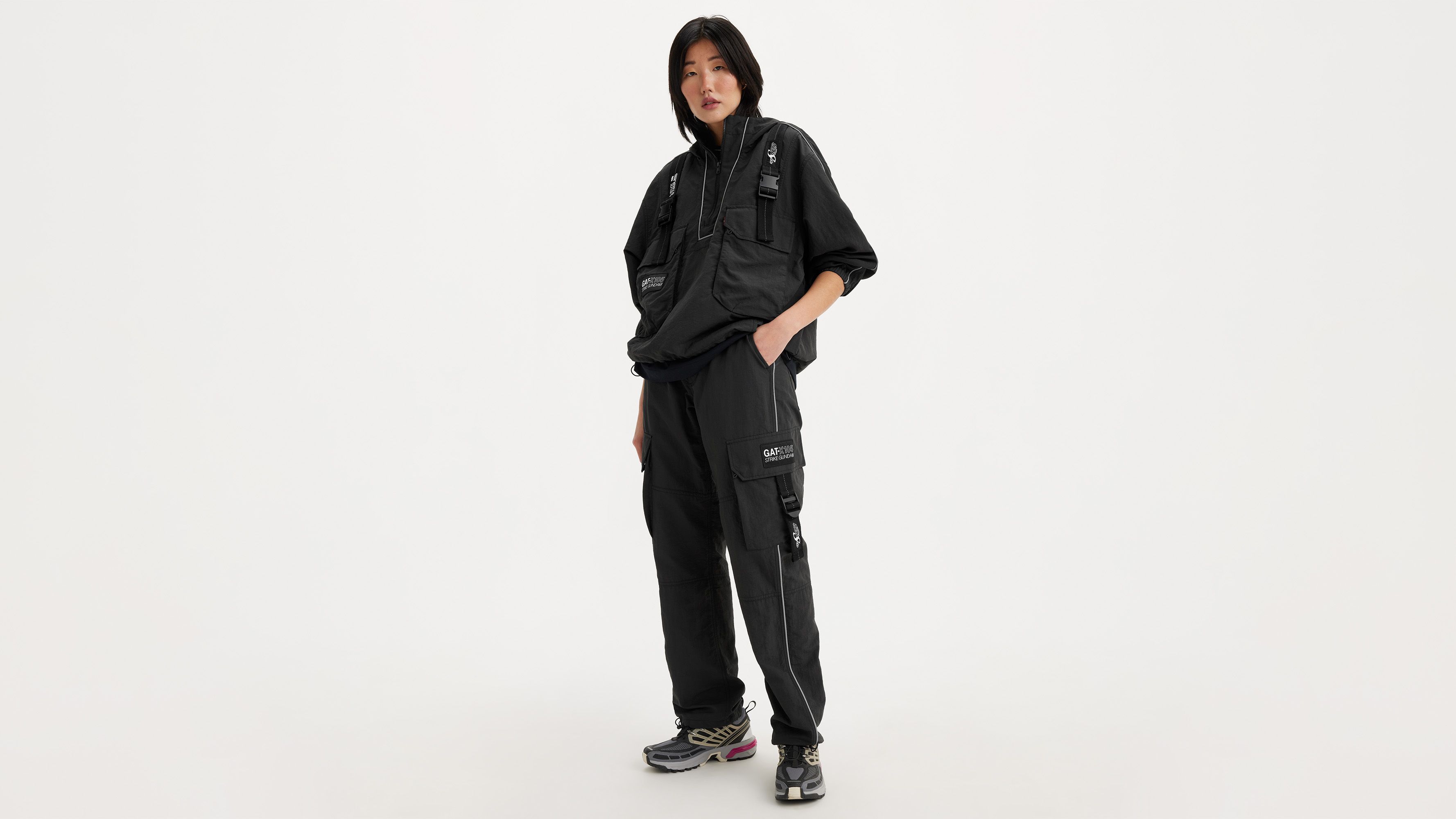 Pantalon cargo Levi's® x Gundam SEED - Black Strike Cargo - Noir