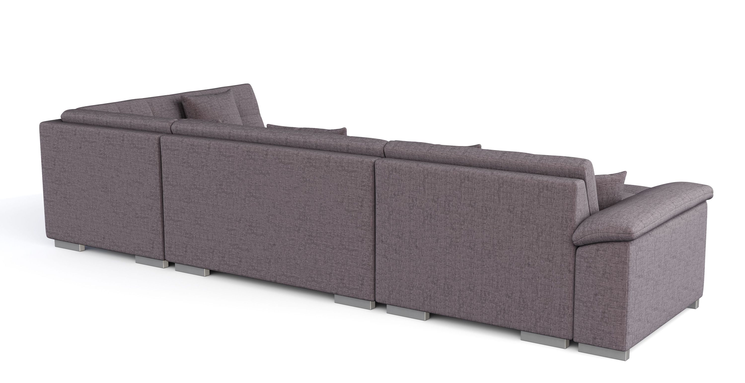 Ecksofa ARIA links taupe