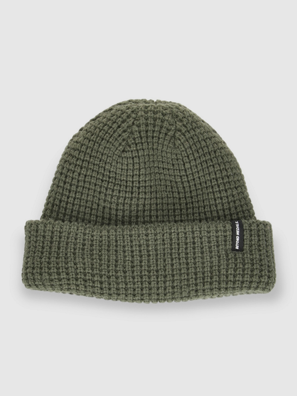 Beyond Medals Waffle Beanie green