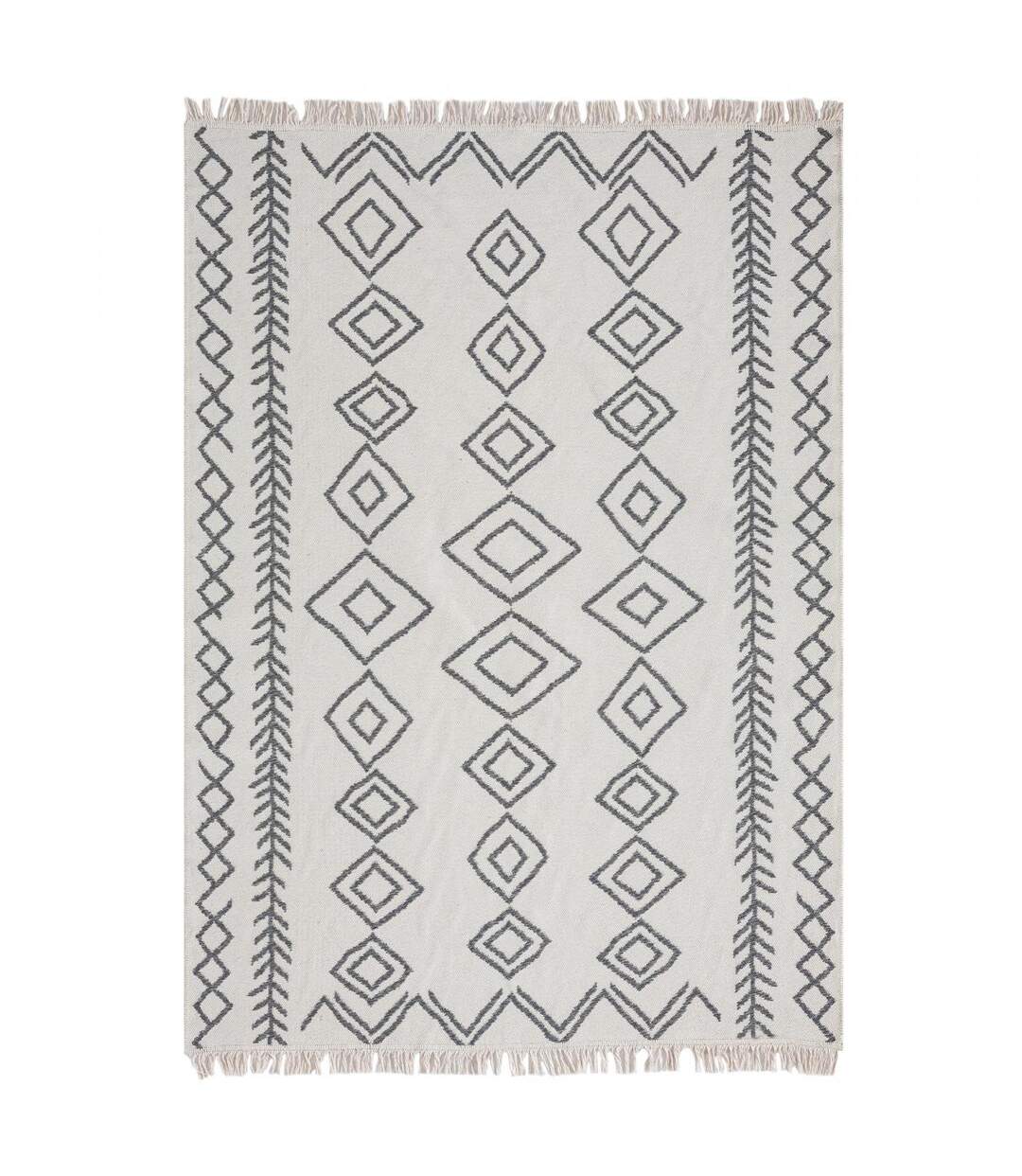 Tapis kilim BERBA REVERSIBLE en coton OEKO TEX