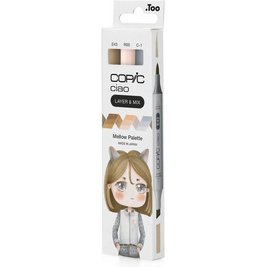 Marqueur ciao, set de 3 'Mellow Palette'