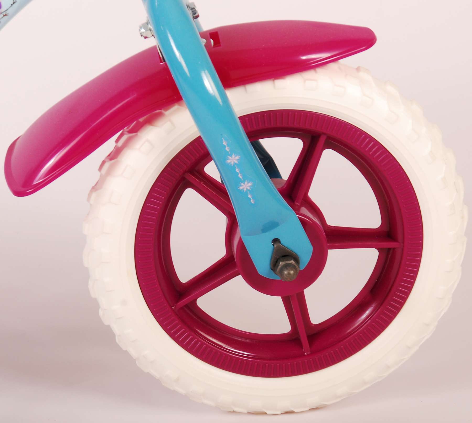 TPFSports Disney Frozen 2 Kinderfahrrad - Mädchen - 10 Zoll - Fester Gang -Blau / Lila