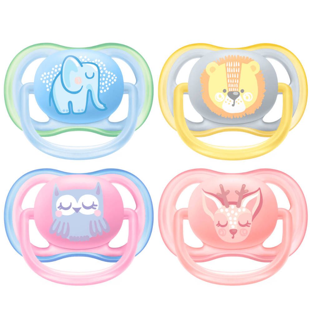 PHILIPS Avent Ultra Air Schnuller 0-6 Monate, Animals