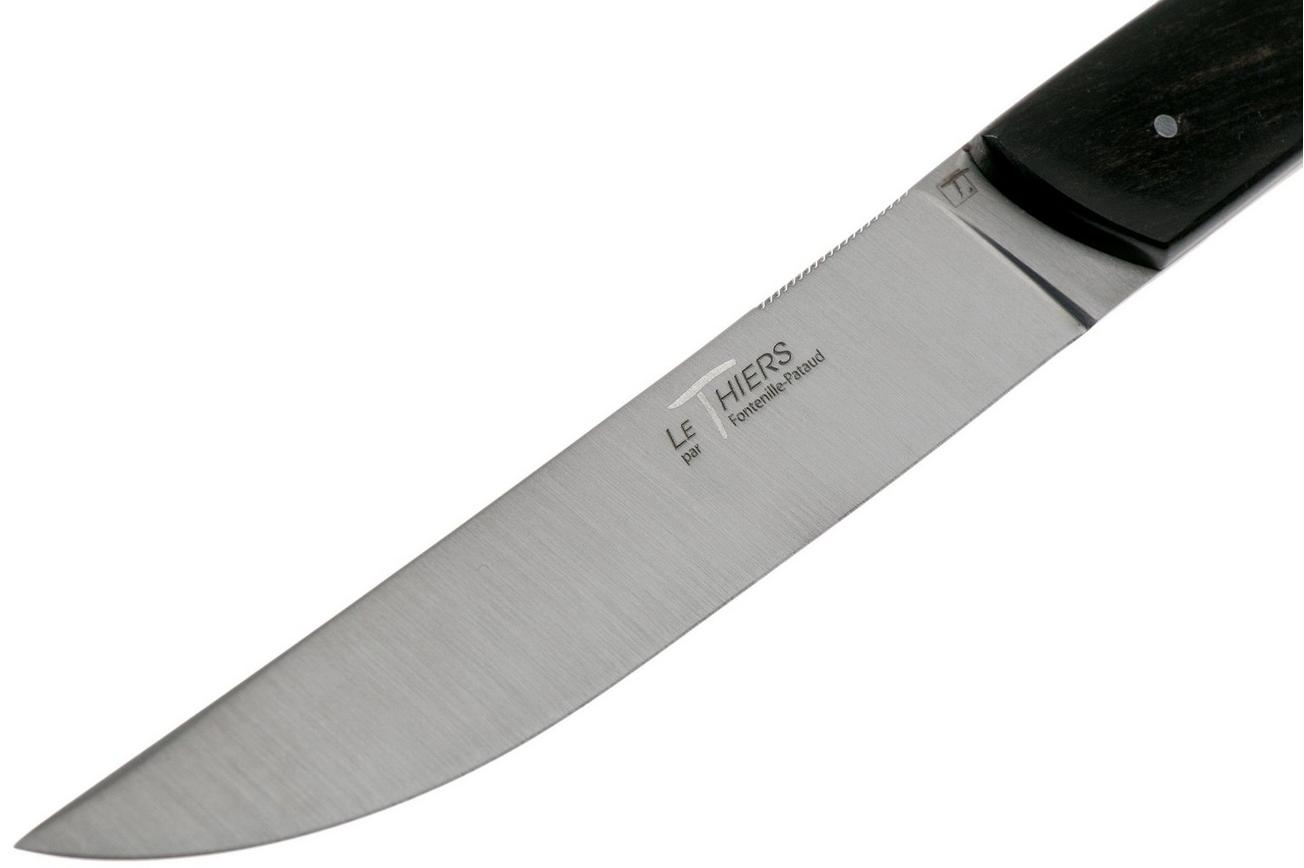 Fontenille Pataud Le Thiers 2dlg steakmessenset ebbenhout, TR2TE