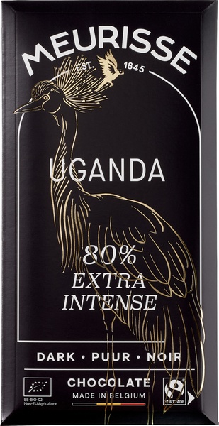 Meurisse Chocoladereep Uganda (100 gr)