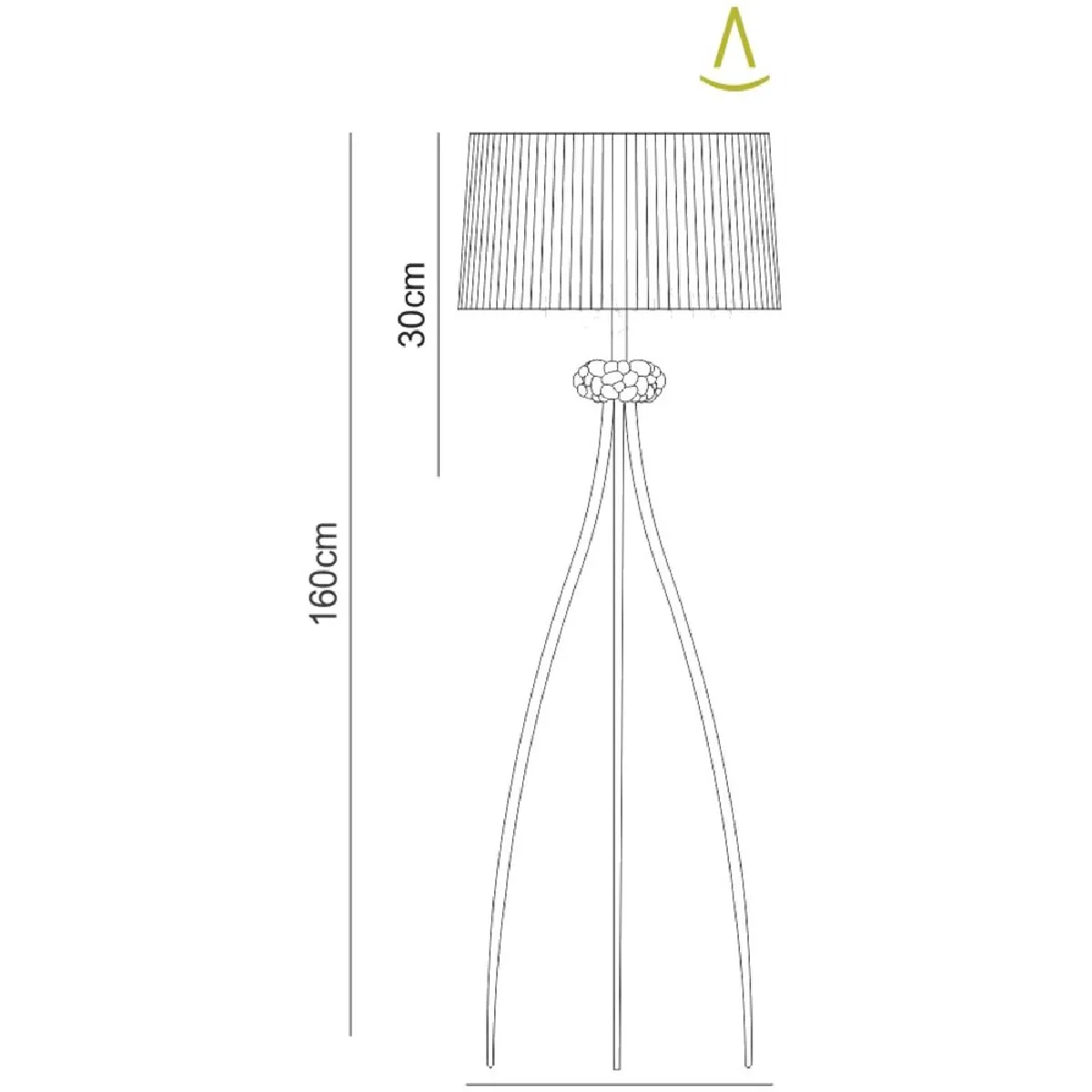 Inspired Mantra Lampadaire 3 Lumières
