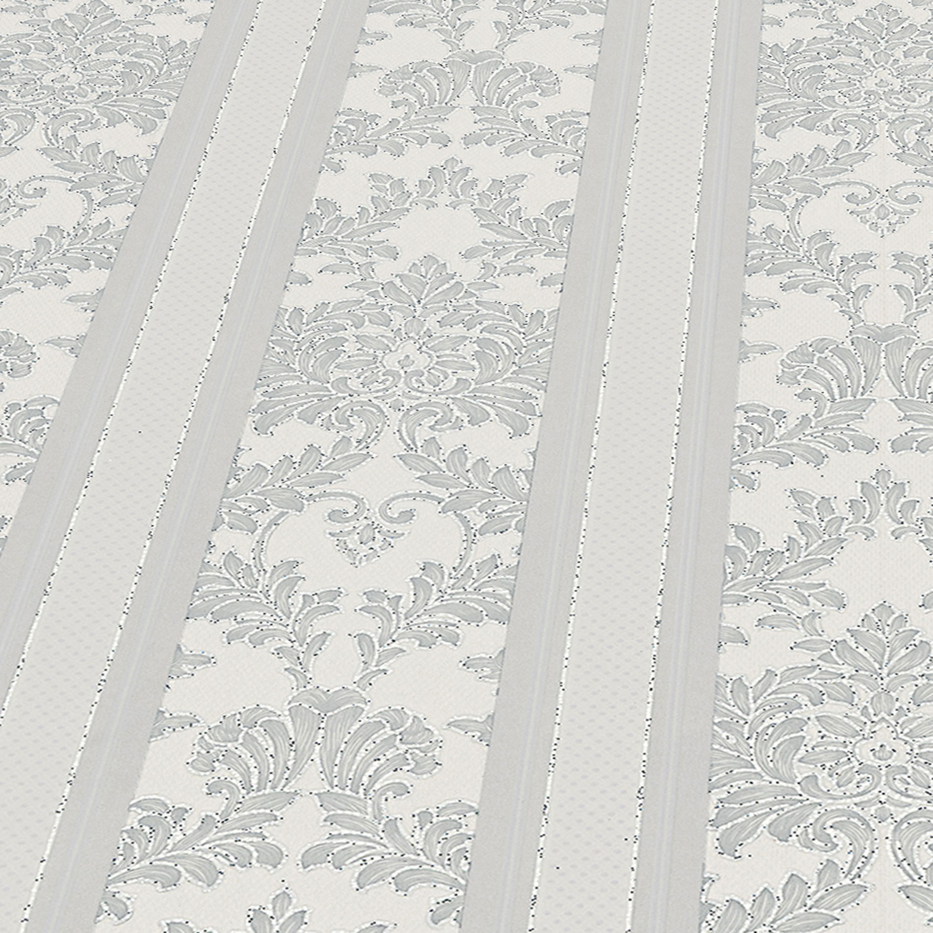 Papiertapete - grau - Ornamente - 10 Meter