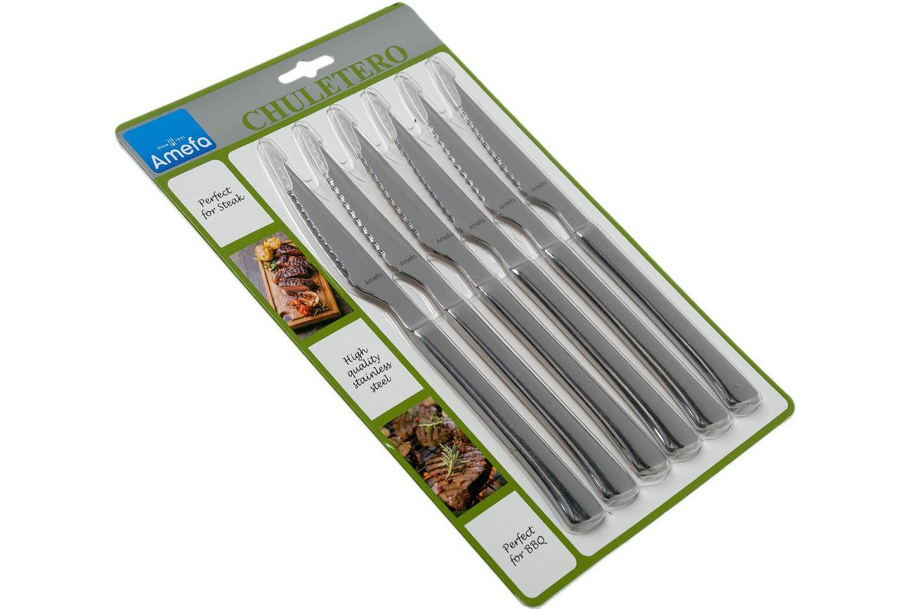 Amefa Chuletero 7038 steakmessen 6 stuks