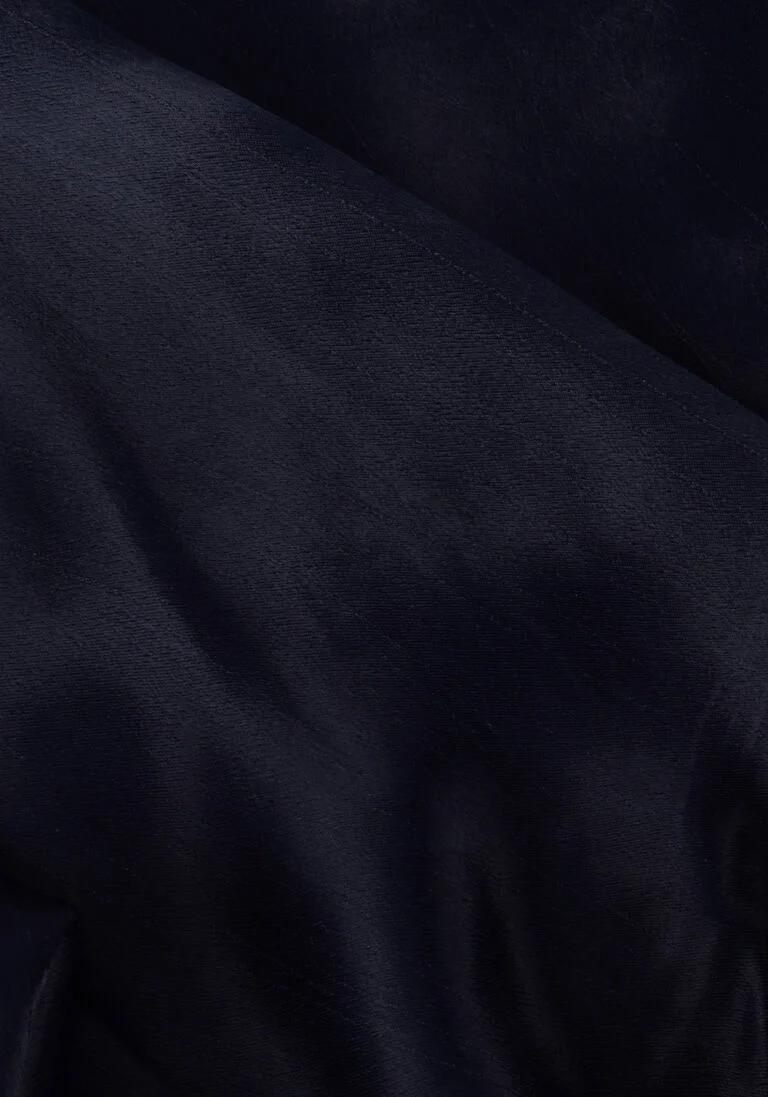 NOTRE-V donkerblauwe notre-v midi jurk nv-belle midi dress