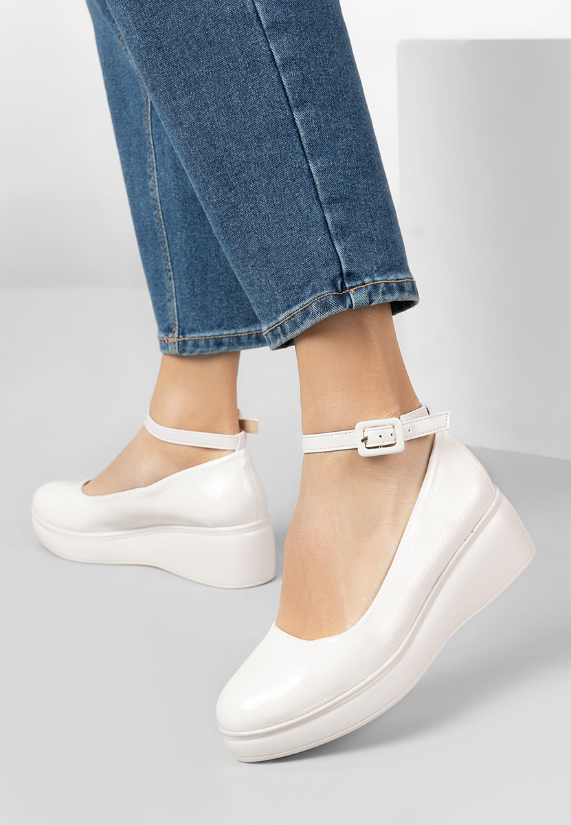Chaussures casual à plateforme beige Evelyne V2