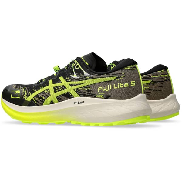 Chaussure trail ASICS FUJI LITE 5 BLACK/SAFETY YELLOW