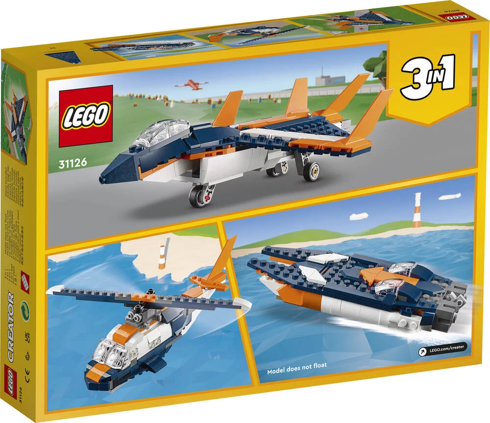 LEGO®CREATOR 31126 - L’AVION SUPERSONIQUE