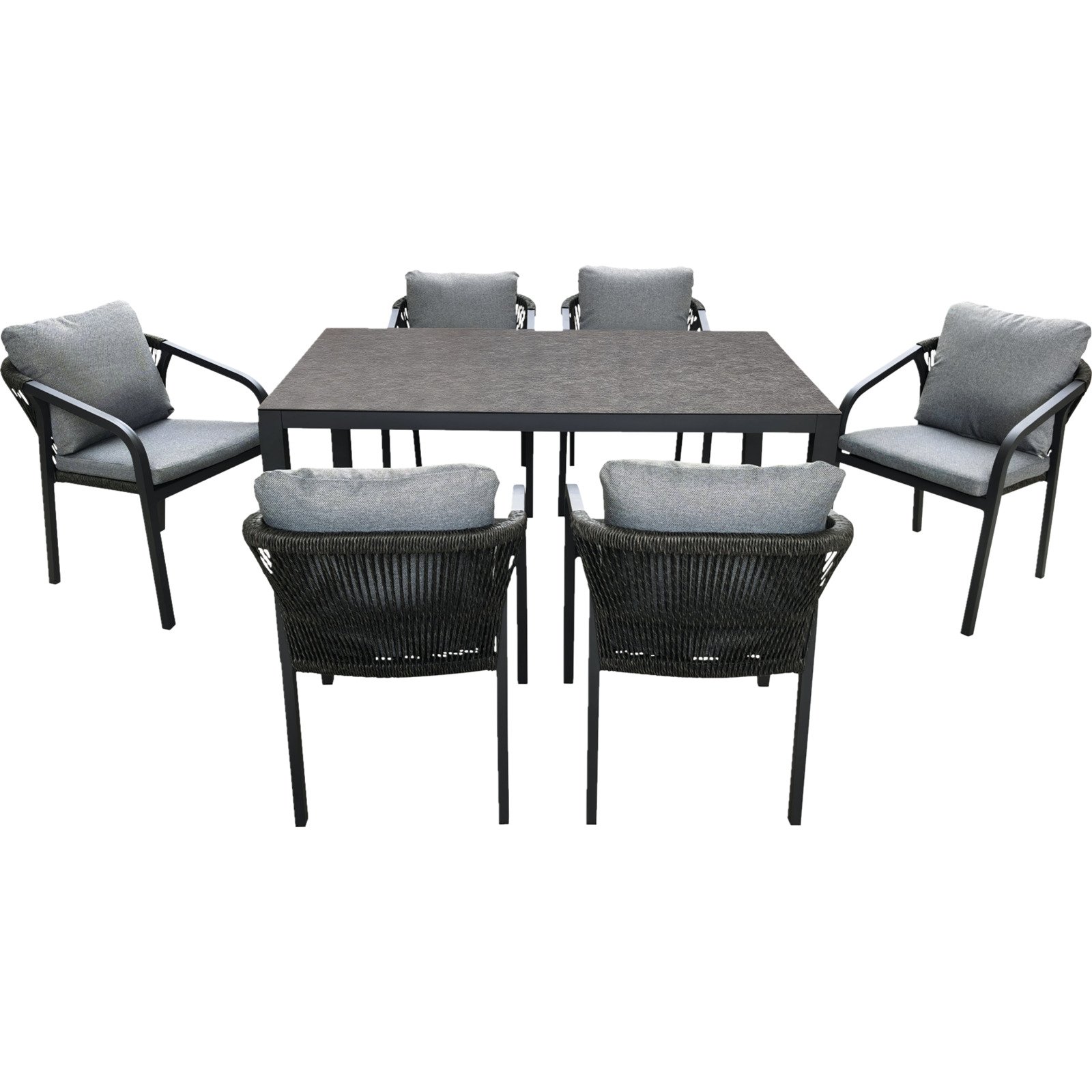 Tisch Deia 150 cm grau