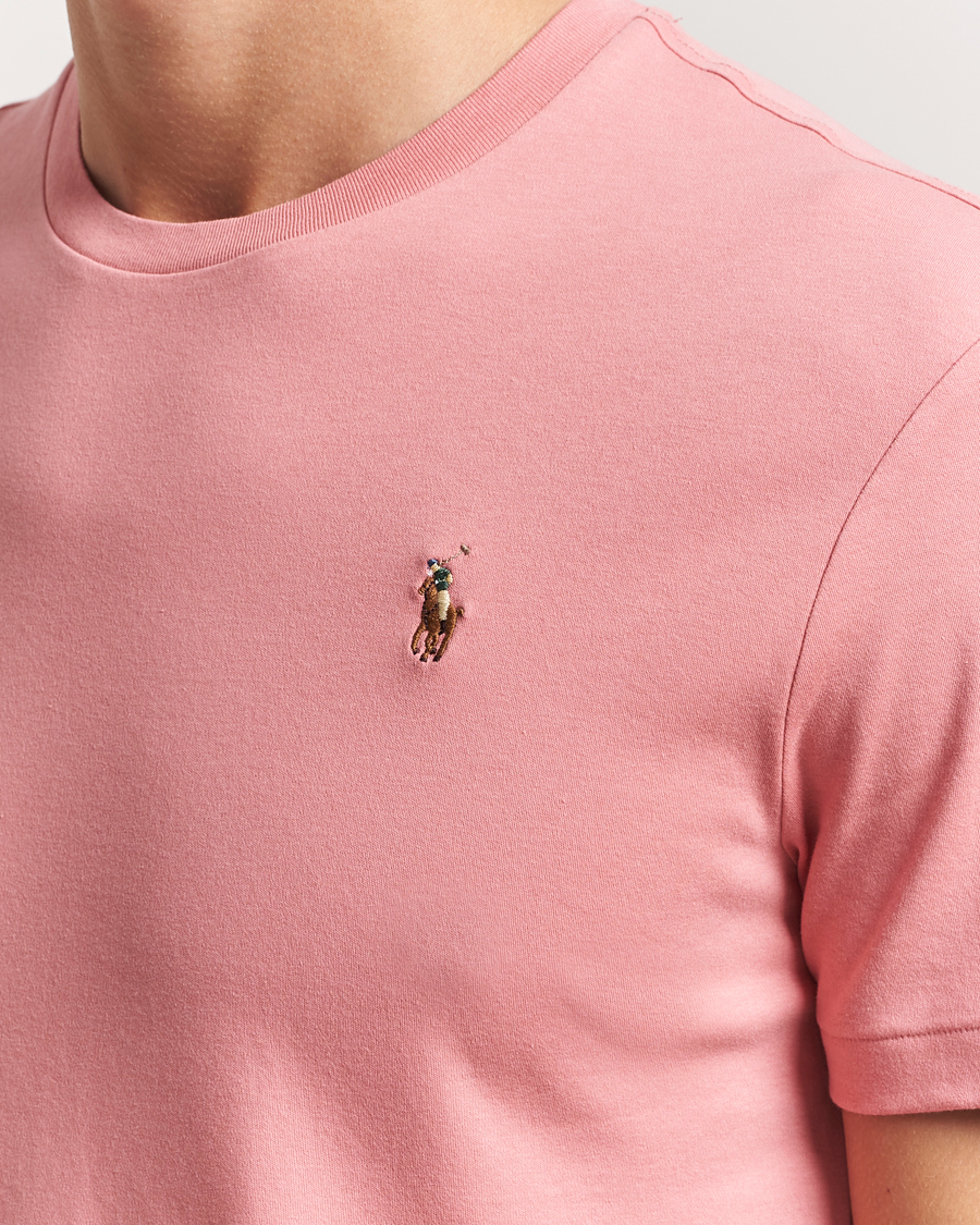 Polo Ralph Lauren Luxury Pima Cotton Crew Neck T-Shirt Desert Rose