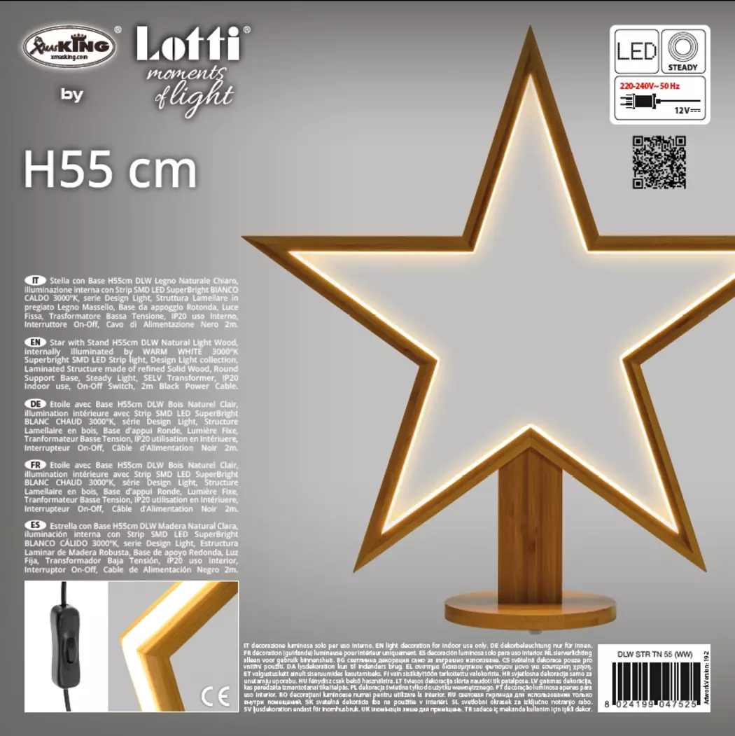 LED-Tischleuchte Stern