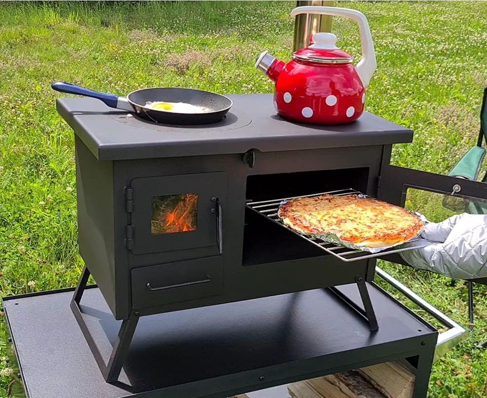 Outdoor-Küchenofen Garten-Kamin Gartenküche ERNA Gartenofen Pizzaofen Grillkamin Holzbackofen