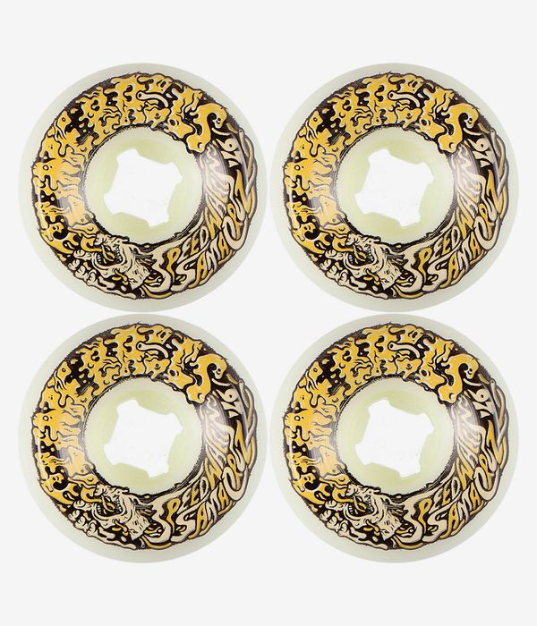 Santa Cruz Vomit Mini II Slime Balls 56mm 97A Rollen (white yellow) 56mm 97A 4er Pack