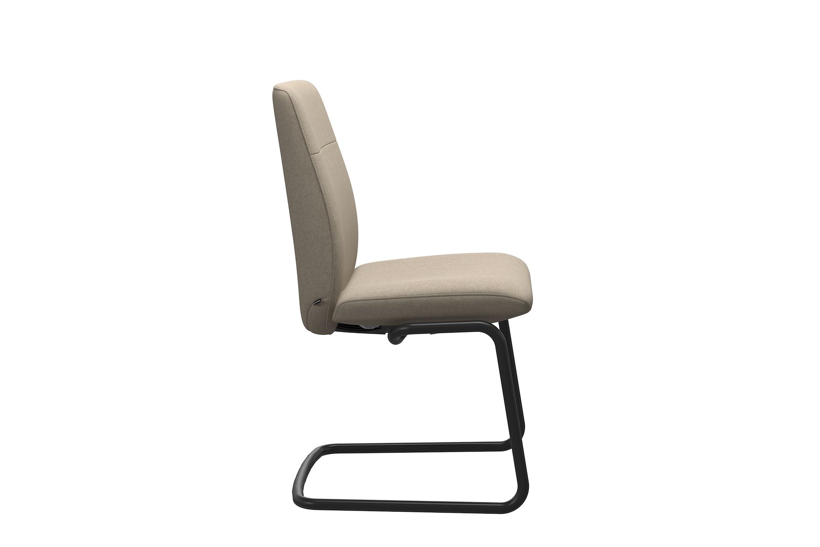 Chilli spisestol Tekstil Calido - Light Beige - Sort