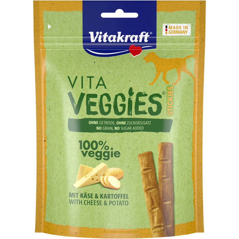 Vitakraft Vita Veggies sticks m. ost og kartoffel - 80 g.